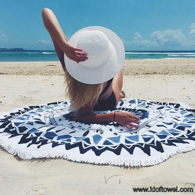 round beach towels, circular beach towel, circle beach towels, donut beach towel